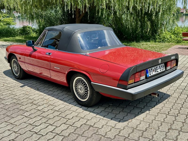 1987 Alfa Romeo Spider oldtimer autó – Car-Garage Kft. Ráckeve – 2. fotó
