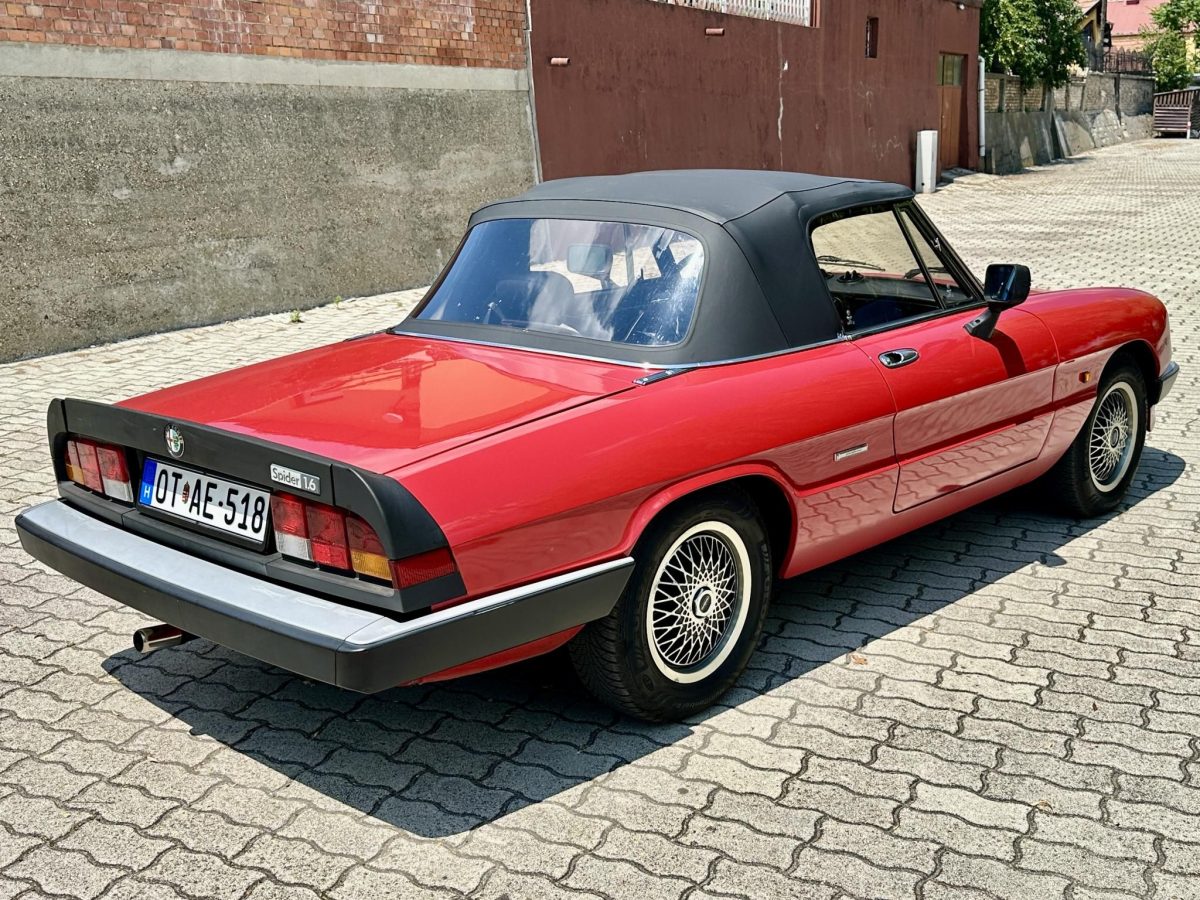 1987 Alfa Romeo Spider oldtimer autó – Car-Garage Kft. Ráckeve – 3. fotó