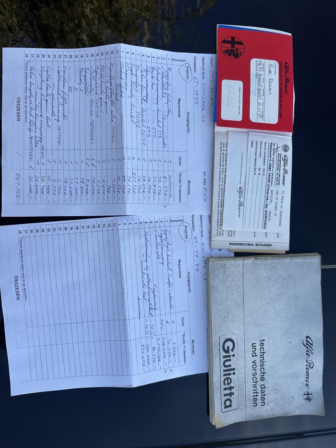1981 Alfa Romeo Giulietta oldtimer autó – Car-Garage Kft. Ráckeve – 8. fotó